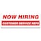 Signmission Now Hiring Customer Service Reps Banner Apply Inside Accepting Application Single Sided B-96-30227 - alternate 1